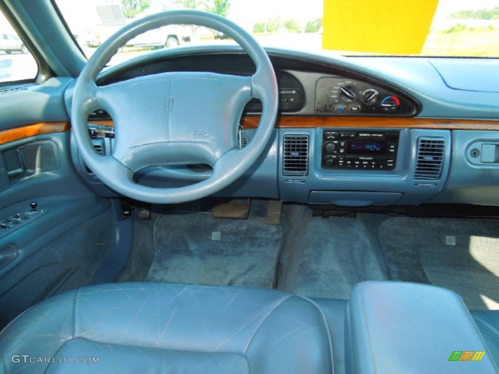 1996 Eighty-Eight LS - Light Blue Metallic / Blue photo #15