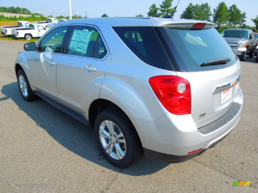 2012 Equinox LS - Silver Ice Metallic / Jet Black photo #5