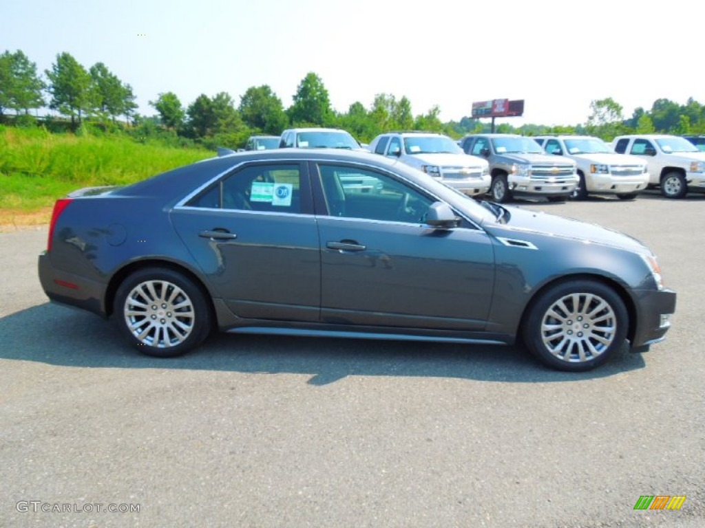 Thunder Gray ChromaFlair 2012 Cadillac CTS 3.6 Sedan Exterior Photo #67840446