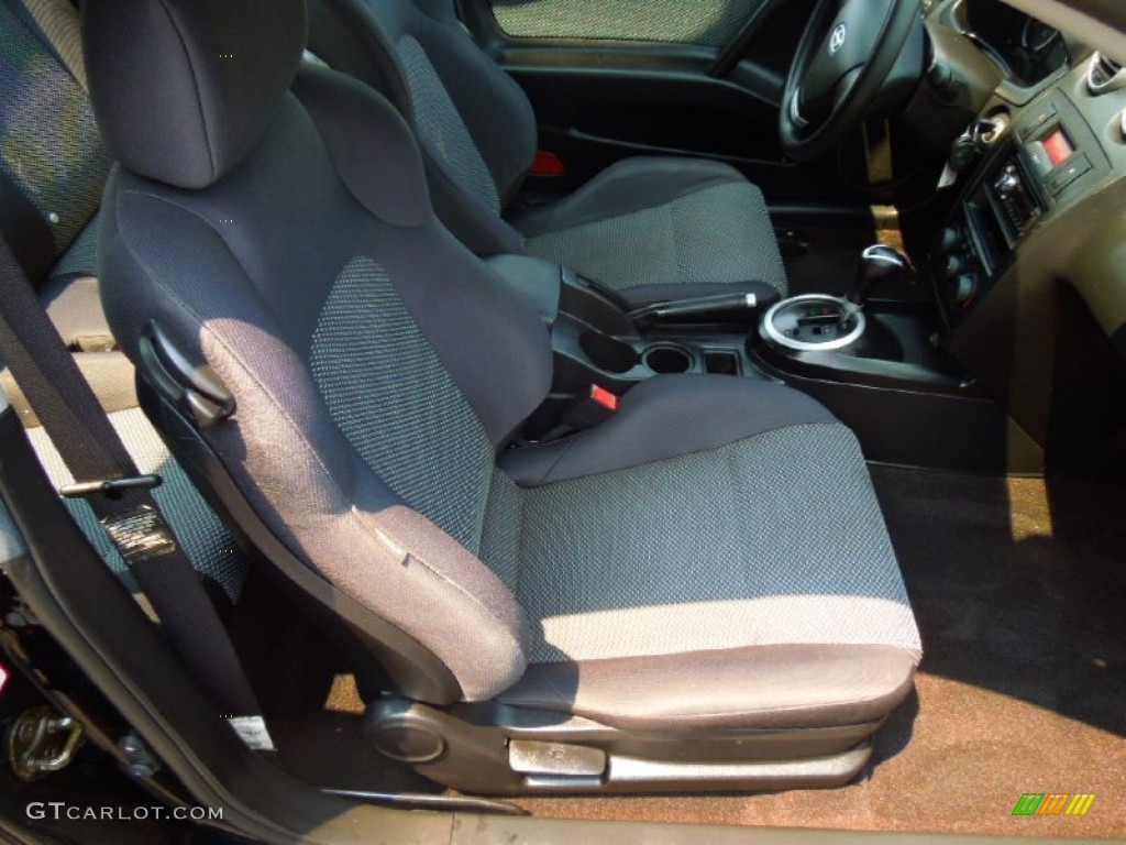 2006 Tiburon GS - Obsidian Black / Black photo #17