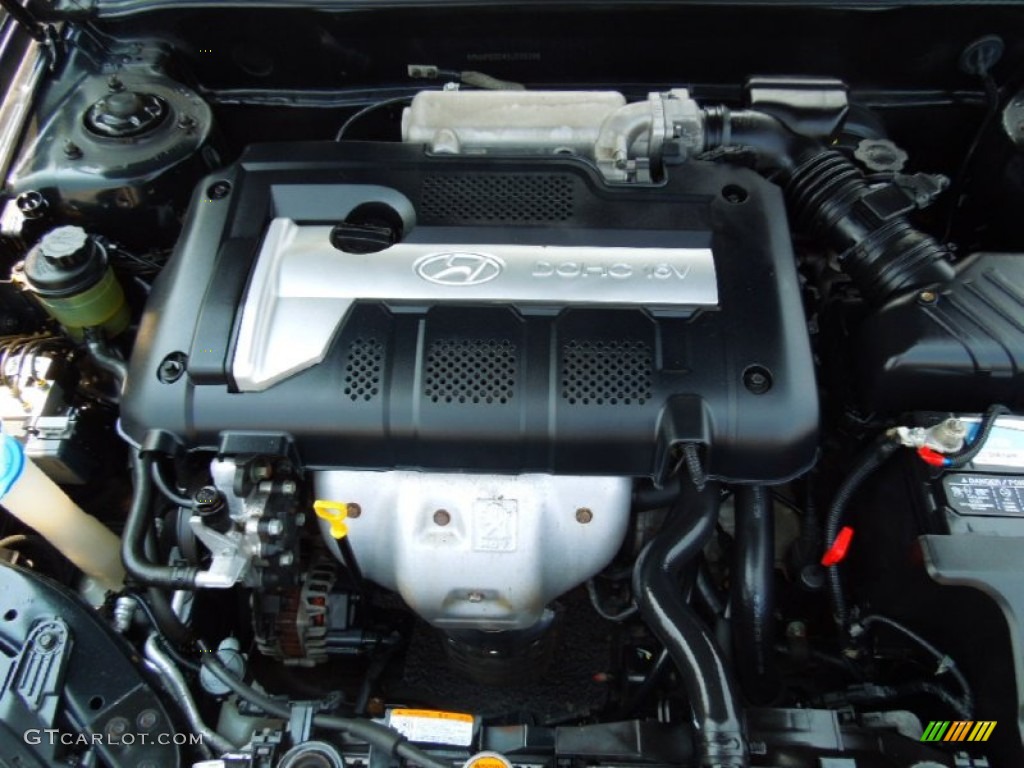 2006 Tiburon GS - Obsidian Black / Black photo #21