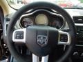 Black/Light Frost Beige 2012 Dodge Avenger SXT Steering Wheel