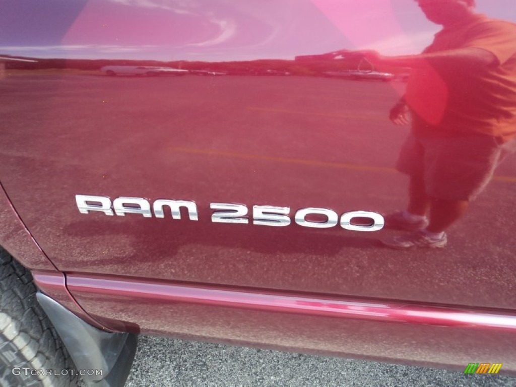 2003 Ram 2500 ST Regular Cab 4x4 - Dark Garnet Red Pearl / Dark Slate Gray photo #4