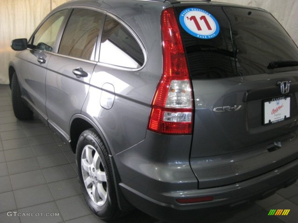 2011 CR-V SE 4WD - Polished Metal Metallic / Black photo #6