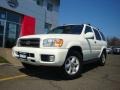 2000 Aspen White Pearl Glow Nissan Pathfinder LE 4x4  photo #2