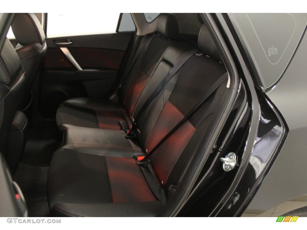 Black/Red Interior 2011 Mazda MAZDA3 MAZDASPEED3 Photo #67843244