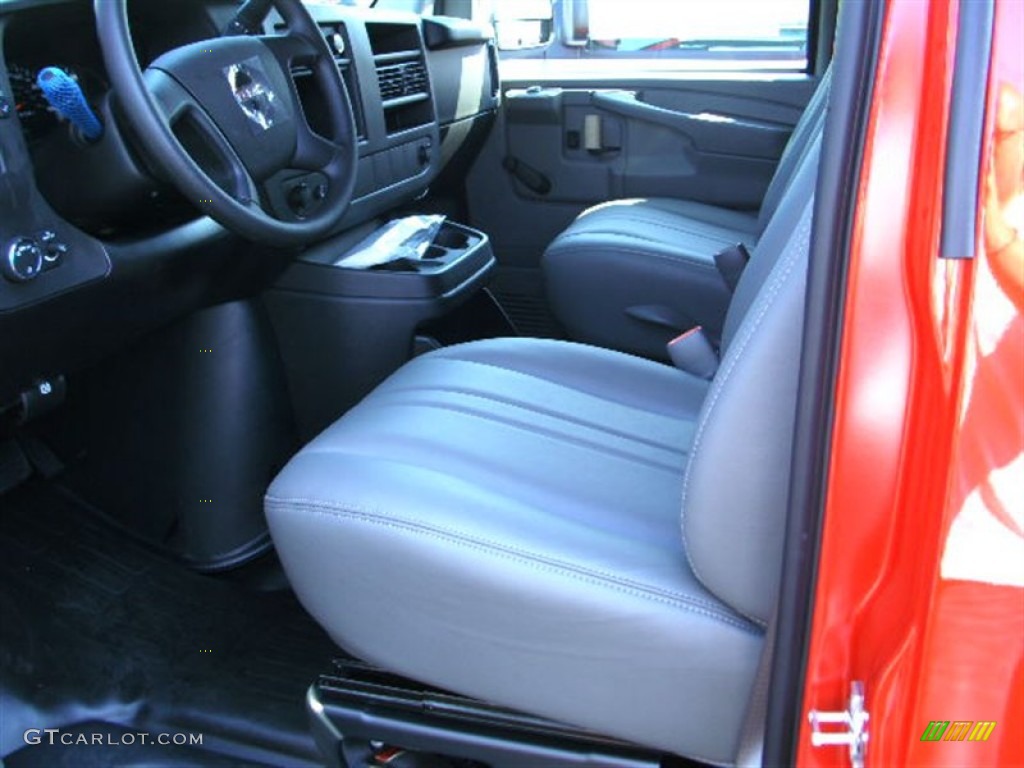 2012 Savana Van 2500 Cargo - Fire Red / Medium Pewter photo #4