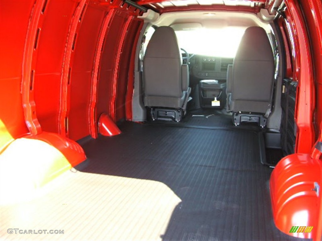2012 Savana Van 2500 Cargo - Fire Red / Medium Pewter photo #5