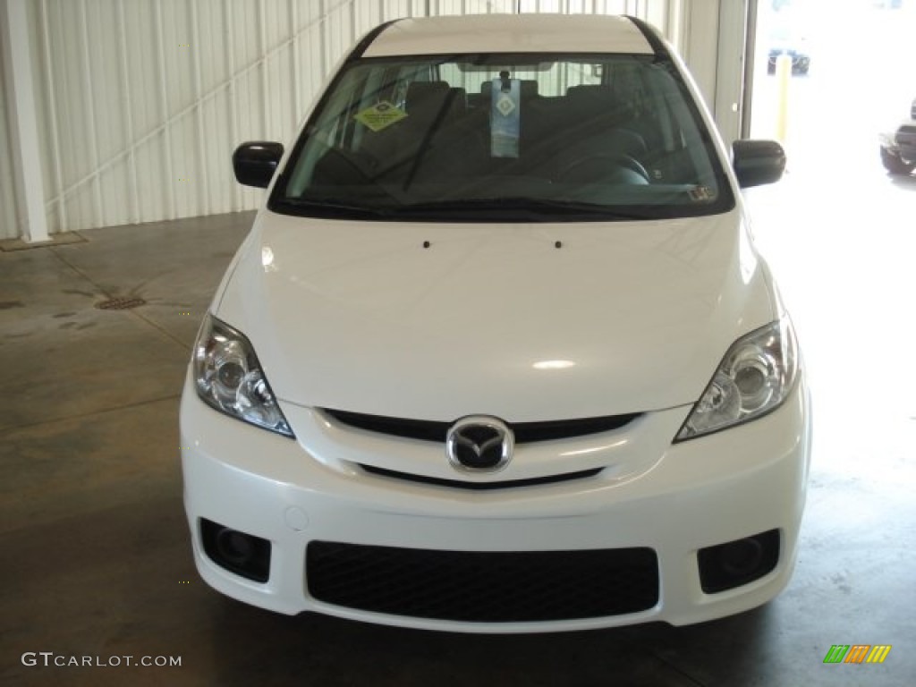 2006 MAZDA5 Sport - Whitewater Pearl / Black photo #3