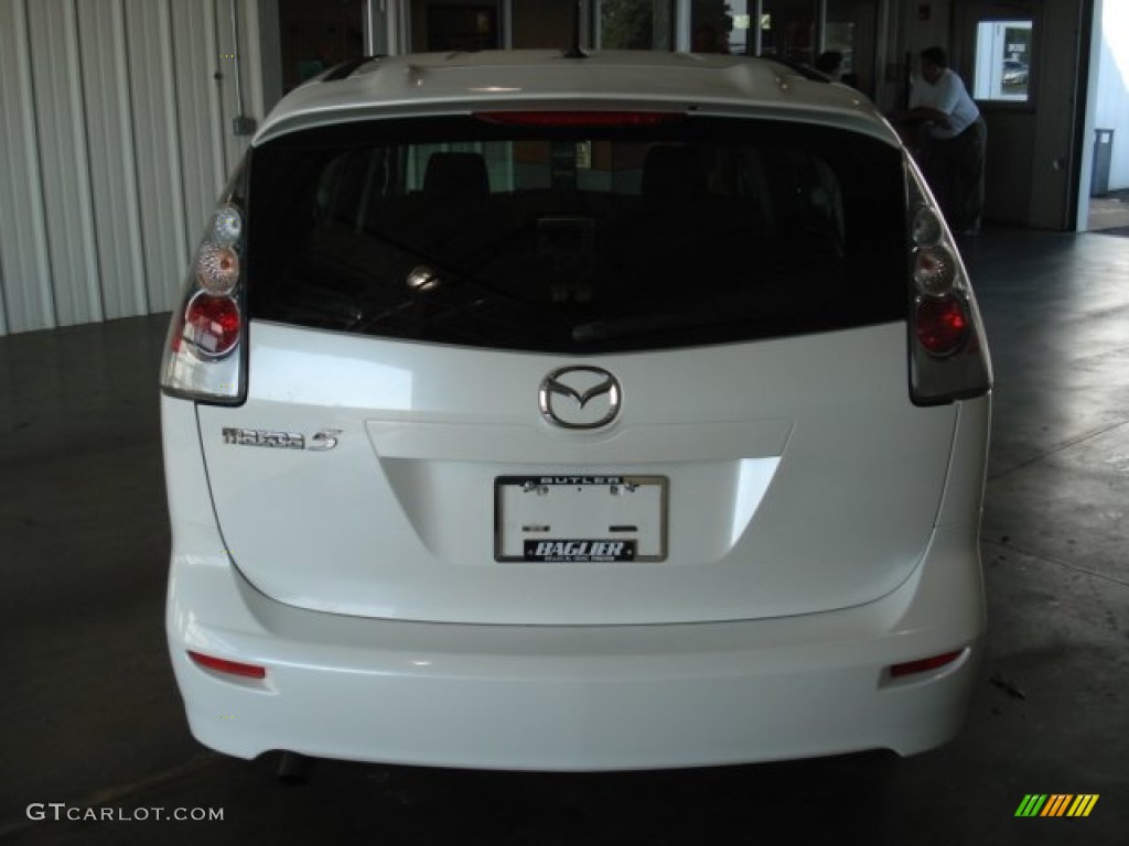 2006 MAZDA5 Sport - Whitewater Pearl / Black photo #7