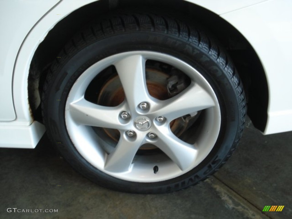 2006 MAZDA5 Sport - Whitewater Pearl / Black photo #9