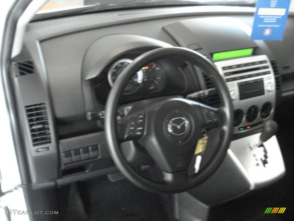 2006 MAZDA5 Sport - Whitewater Pearl / Black photo #10