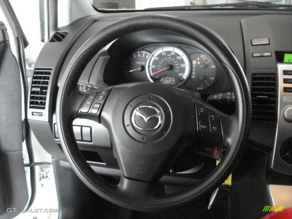 2006 MAZDA5 Sport - Whitewater Pearl / Black photo #20