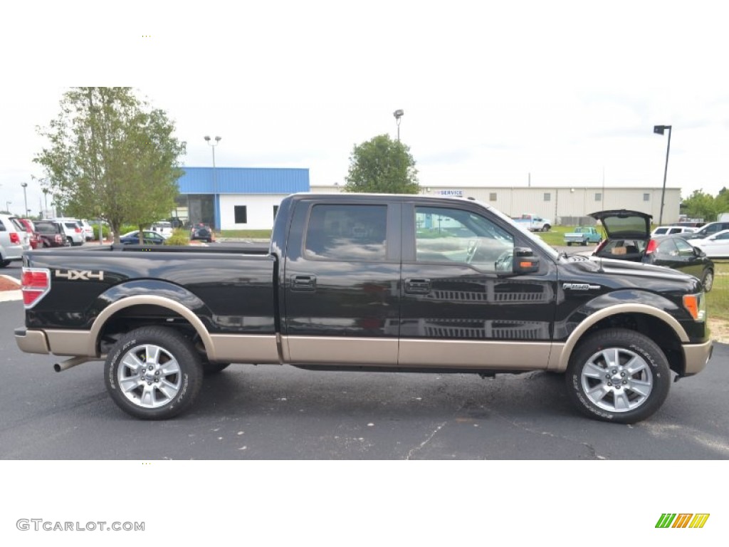 Tuxedo Black Metallic 2012 Ford F150 Lariat SuperCrew 4x4 Exterior Photo #67848264