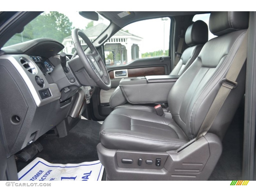 2012 Ford F150 Lariat SuperCrew 4x4 Front Seat Photo #67848399