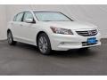 White Diamond Pearl - Accord EX-L V6 Sedan Photo No. 1