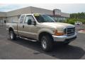 2000 Harvest Gold Metallic Ford F250 Super Duty Lariat Extended Cab 4x4  photo #3