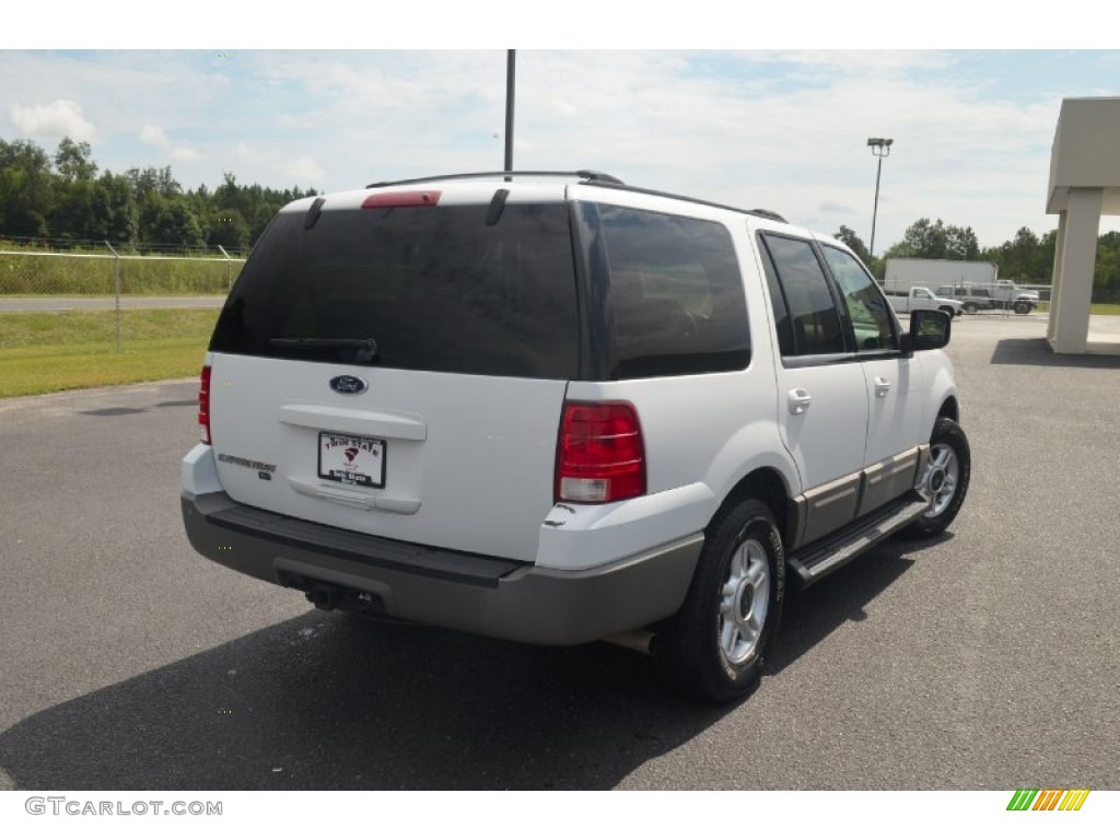 2003 Expedition XLT - Oxford White / Medium Parchment photo #5