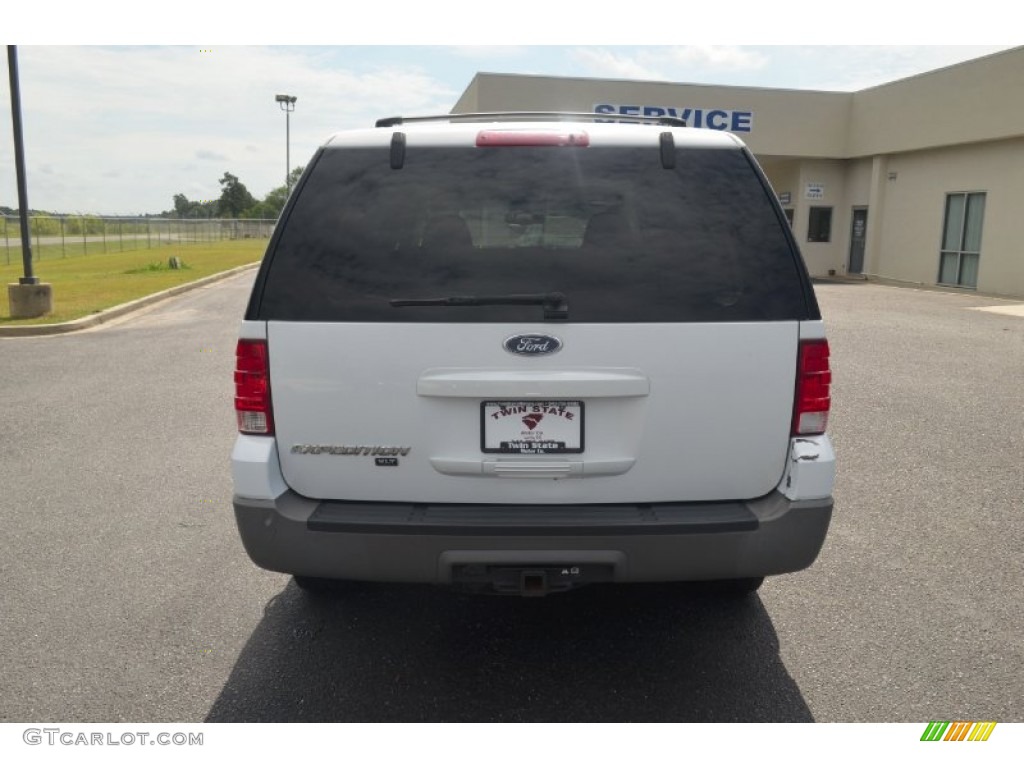 2003 Expedition XLT - Oxford White / Medium Parchment photo #6