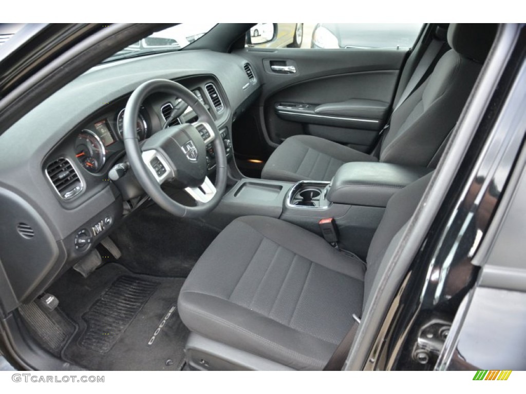 Black Interior 2012 Dodge Charger Police Photo #67850595
