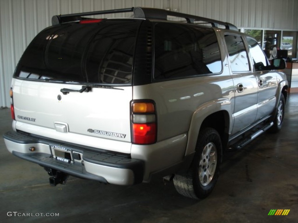2005 Suburban 1500 Z71 4x4 - Sandstone Metallic / Tan/Neutral photo #4