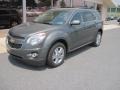 2012 Steel Green Metallic Chevrolet Equinox LT AWD  photo #2