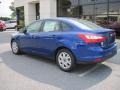 2012 Sonic Blue Metallic Ford Focus SE Sedan  photo #3