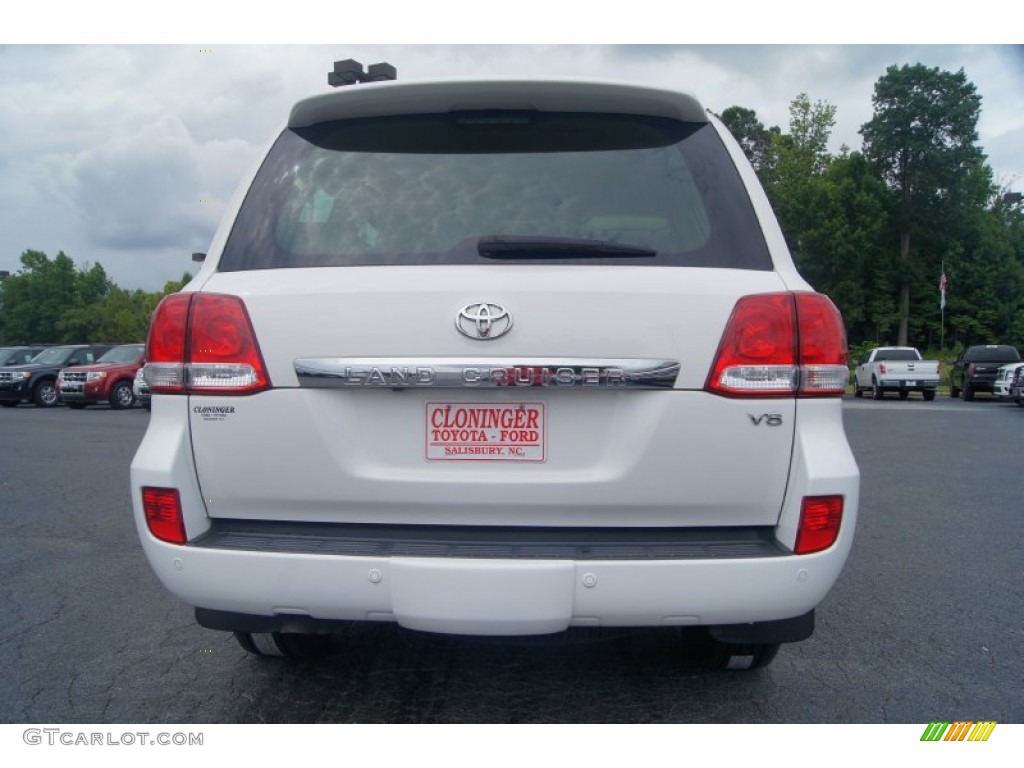 2008 Land Cruiser  - Super White / Sand Beige photo #4