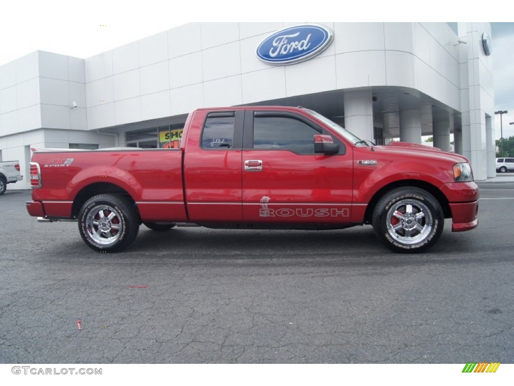 2007 F150 FX2 Sport SuperCab - Redfire Metallic / Black/Red photo #2
