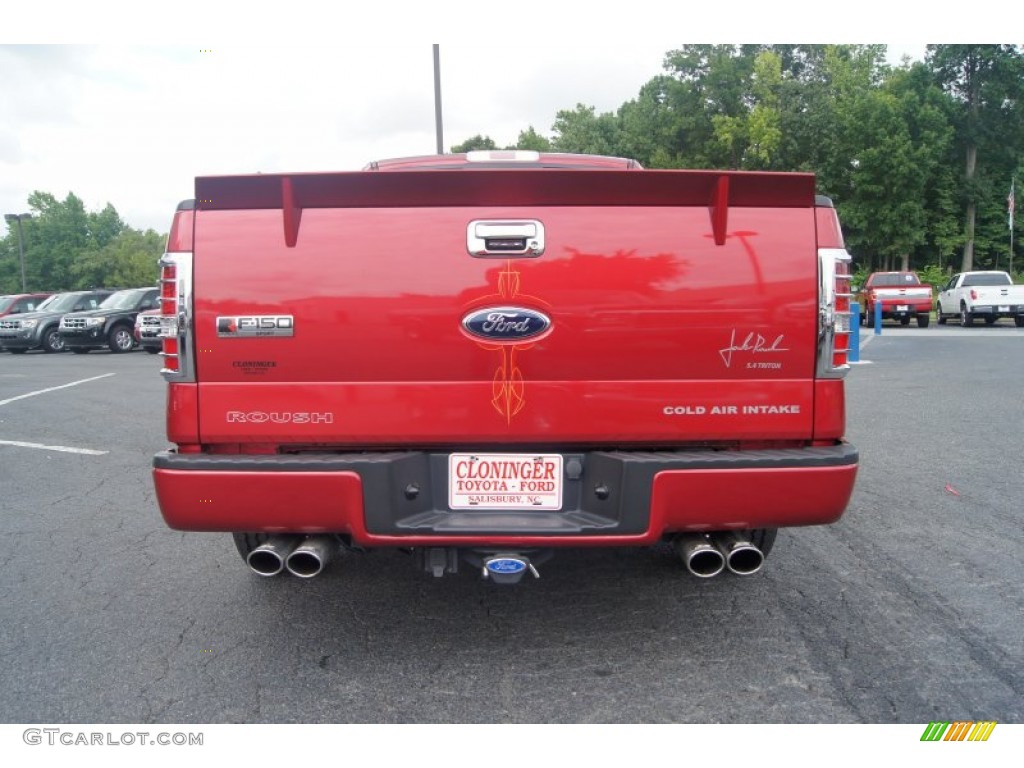 2007 F150 FX2 Sport SuperCab - Redfire Metallic / Black/Red photo #4
