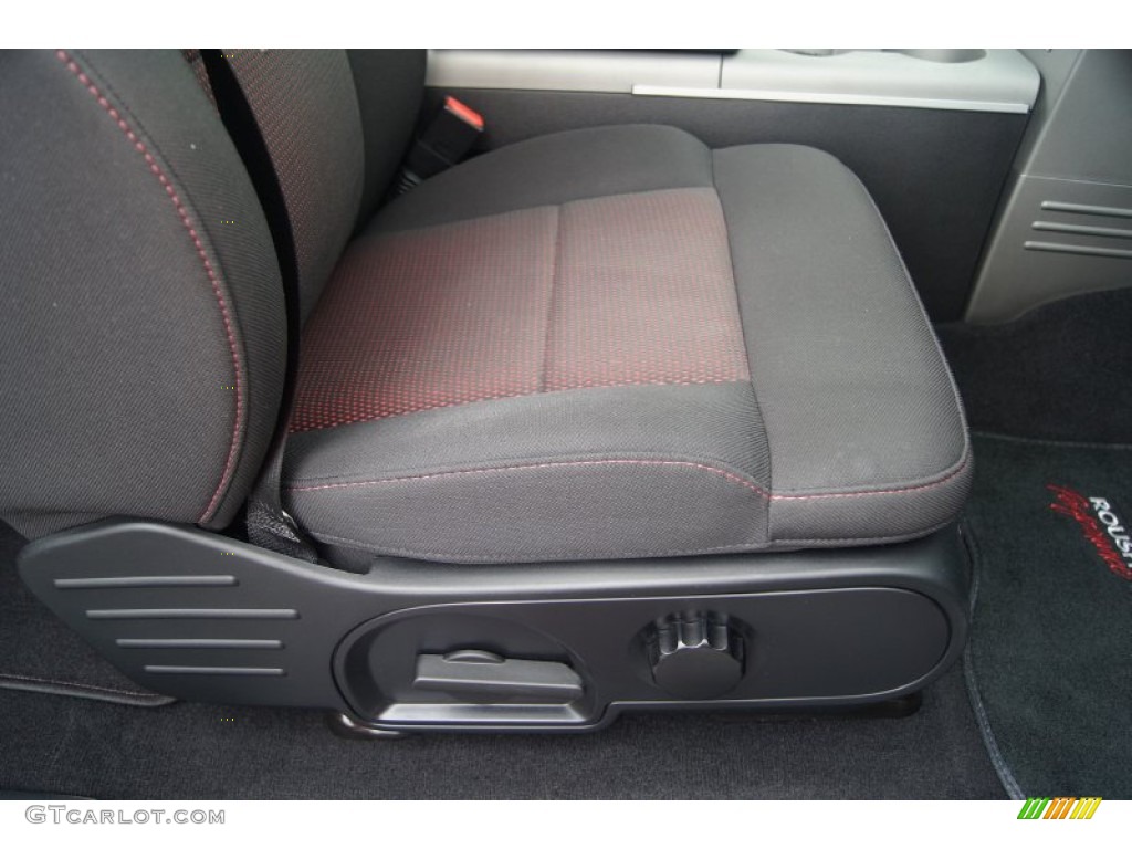 2007 F150 FX2 Sport SuperCab - Redfire Metallic / Black/Red photo #13