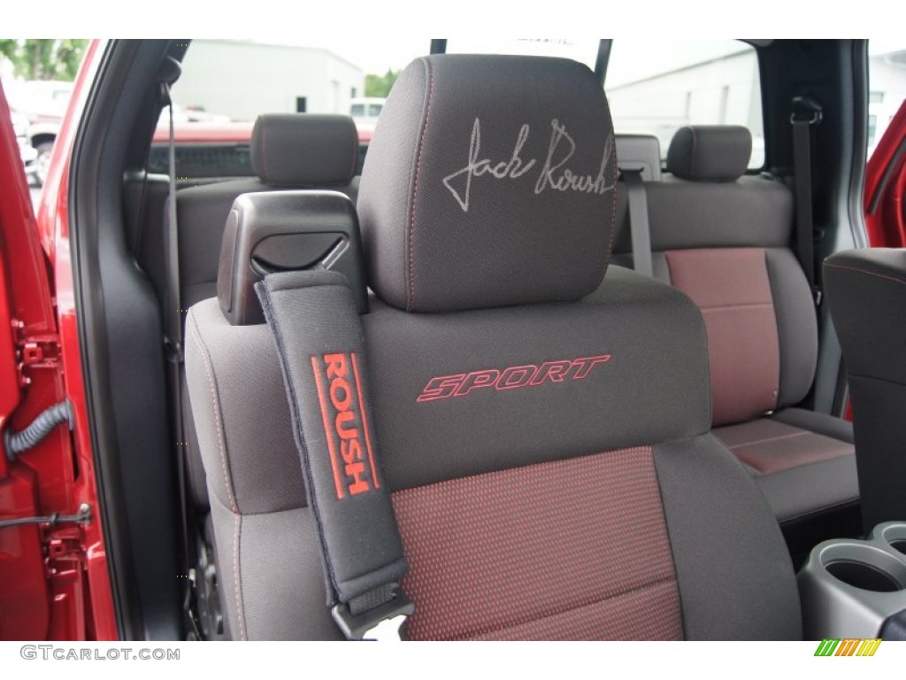 2007 F150 FX2 Sport SuperCab - Redfire Metallic / Black/Red photo #14