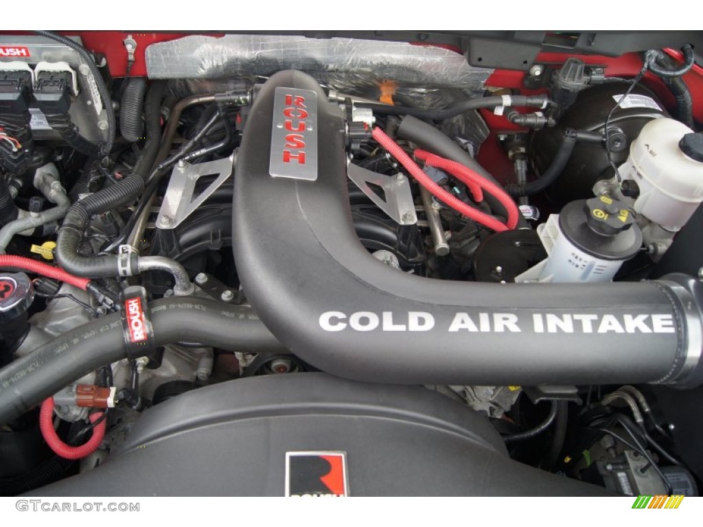 2007 F150 FX2 Sport SuperCab - Redfire Metallic / Black/Red photo #21