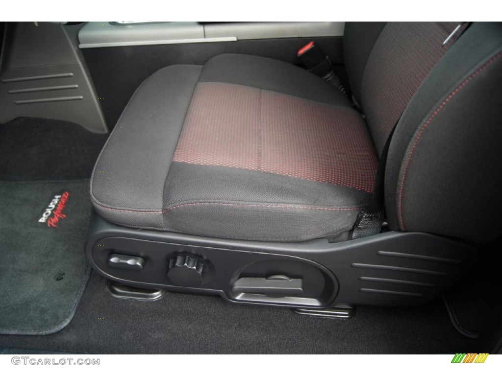 2007 F150 FX2 Sport SuperCab - Redfire Metallic / Black/Red photo #25