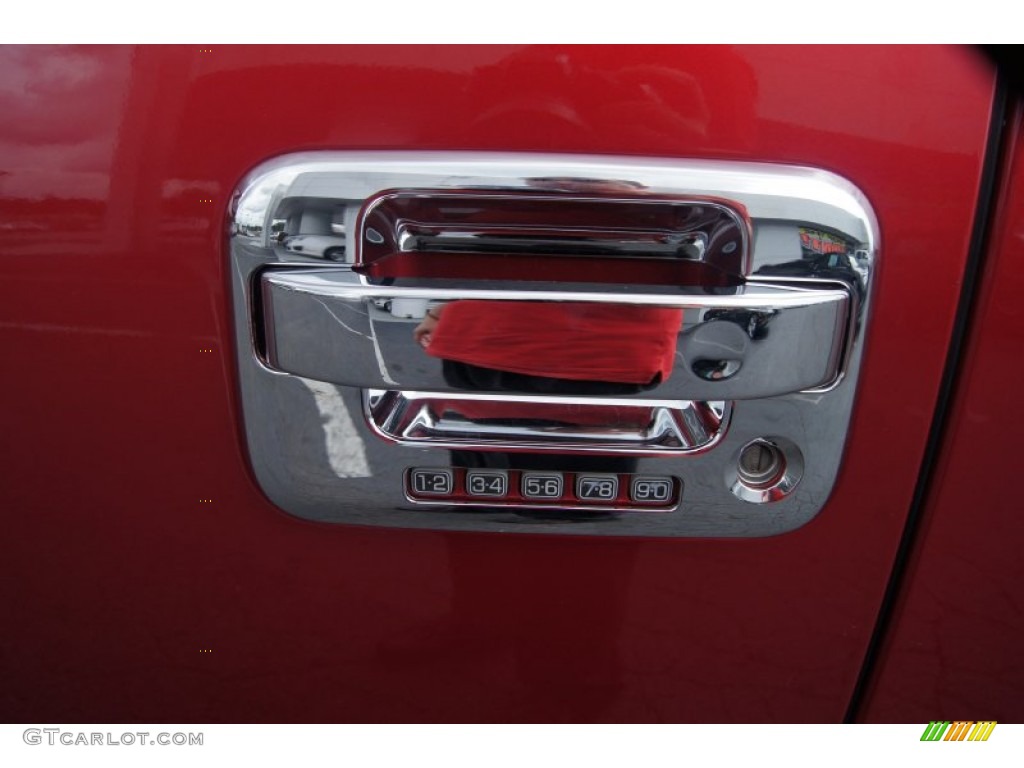 2007 F150 FX2 Sport SuperCab - Redfire Metallic / Black/Red photo #37