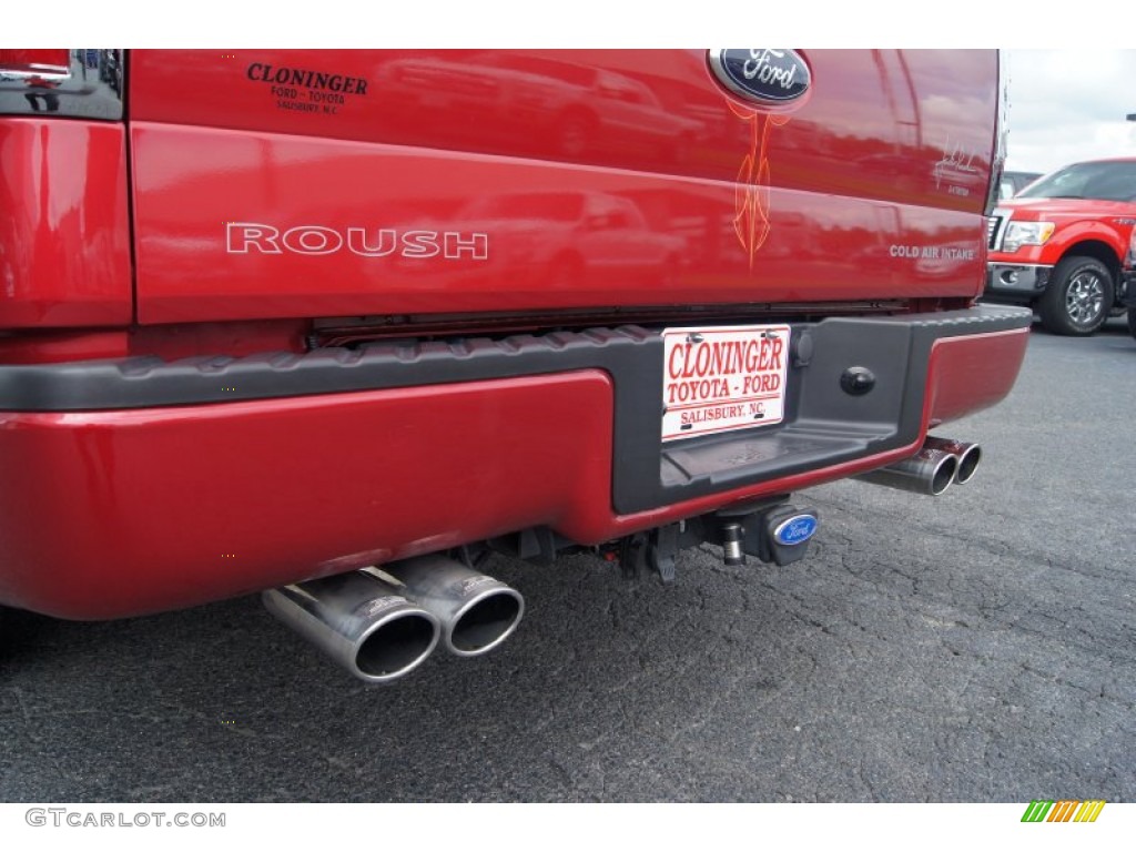 2007 F150 FX2 Sport SuperCab - Redfire Metallic / Black/Red photo #38