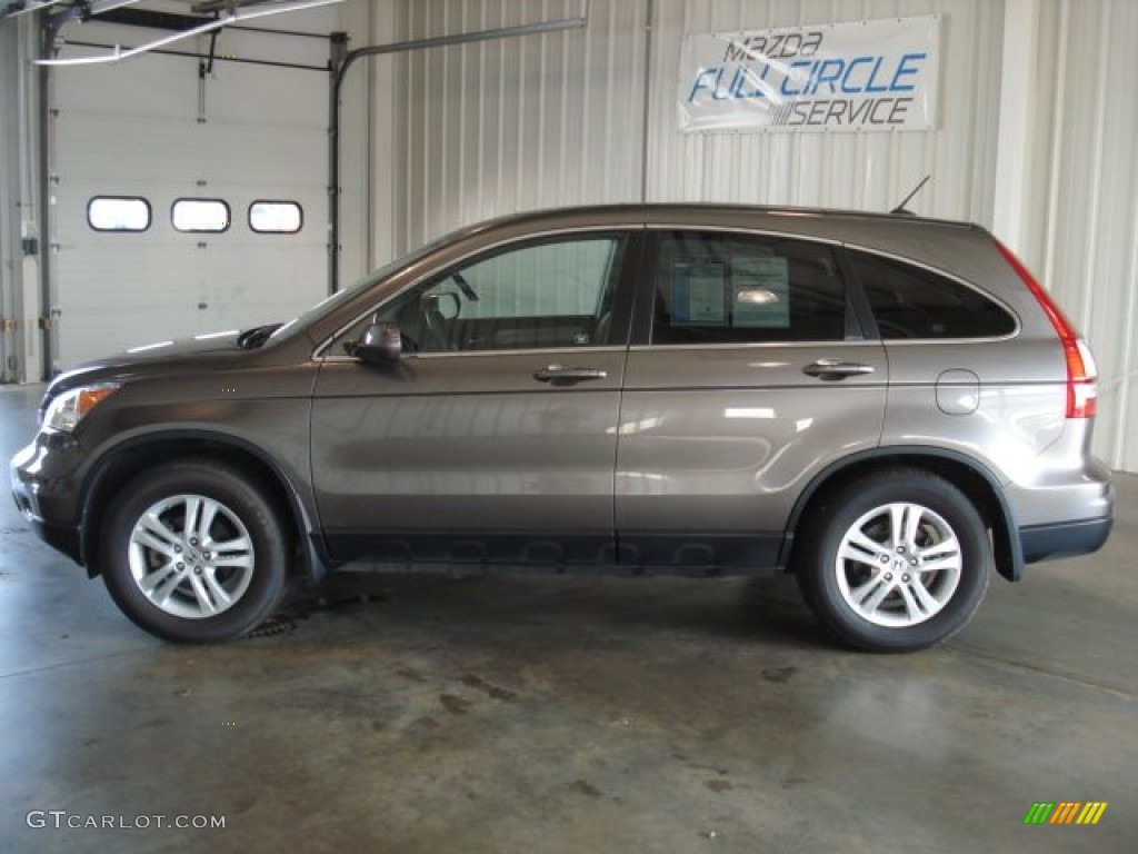 2010 CR-V EX-L AWD - Urban Titanium Metallic / Black photo #1