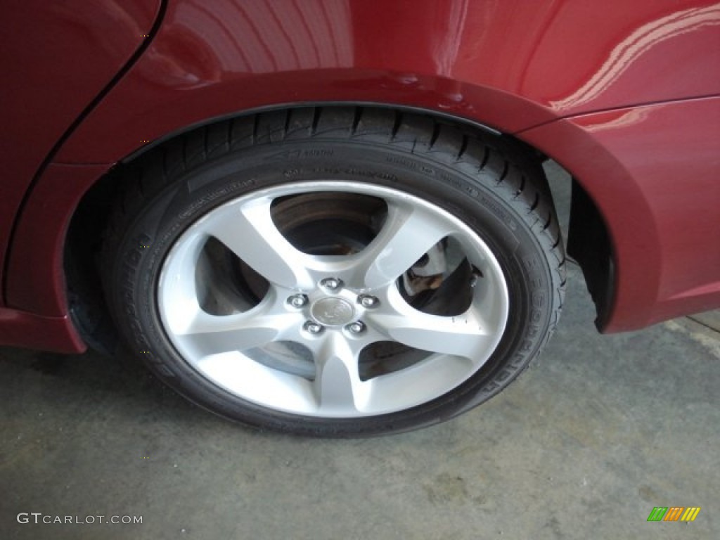 2009 Legacy 2.5i Sedan - Ruby Red Pearl / Off Black photo #9