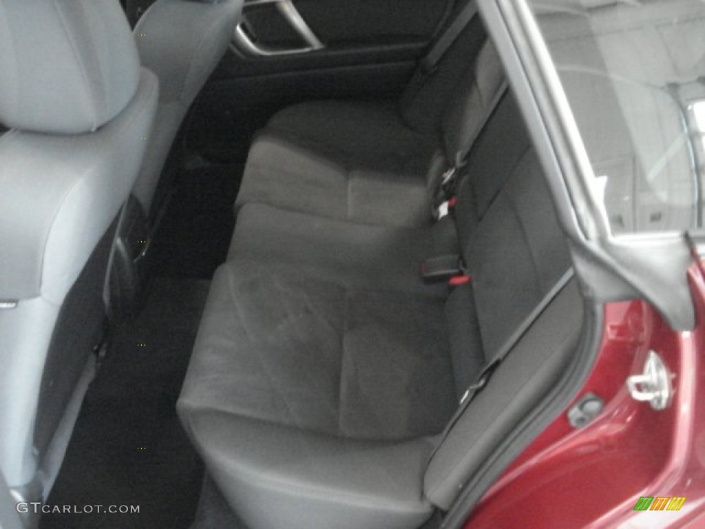 2009 Legacy 2.5i Sedan - Ruby Red Pearl / Off Black photo #13