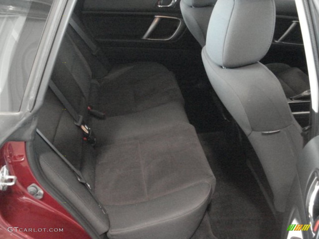 2009 Legacy 2.5i Sedan - Ruby Red Pearl / Off Black photo #15