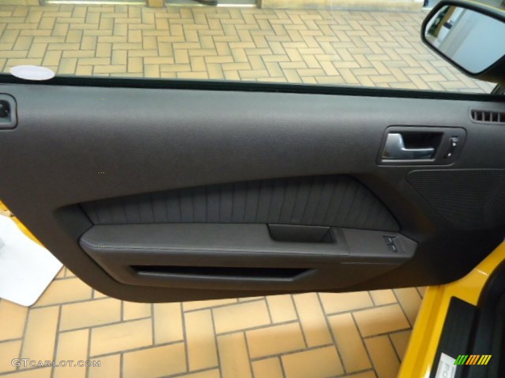 2013 Ford Mustang Boss 302 Charcoal Black/Recaro Sport Seats Door Panel Photo #67855017