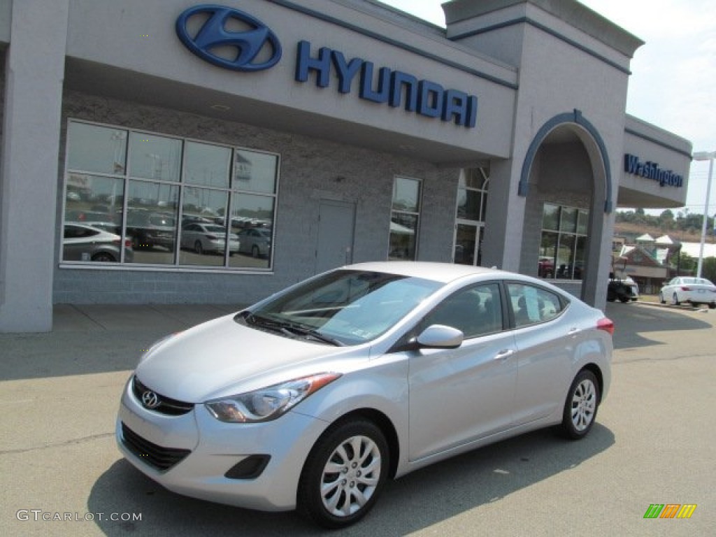 2011 Elantra GLS - Radiant Silver / Gray photo #1