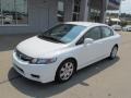 Taffeta White - Civic LX Sedan Photo No. 2