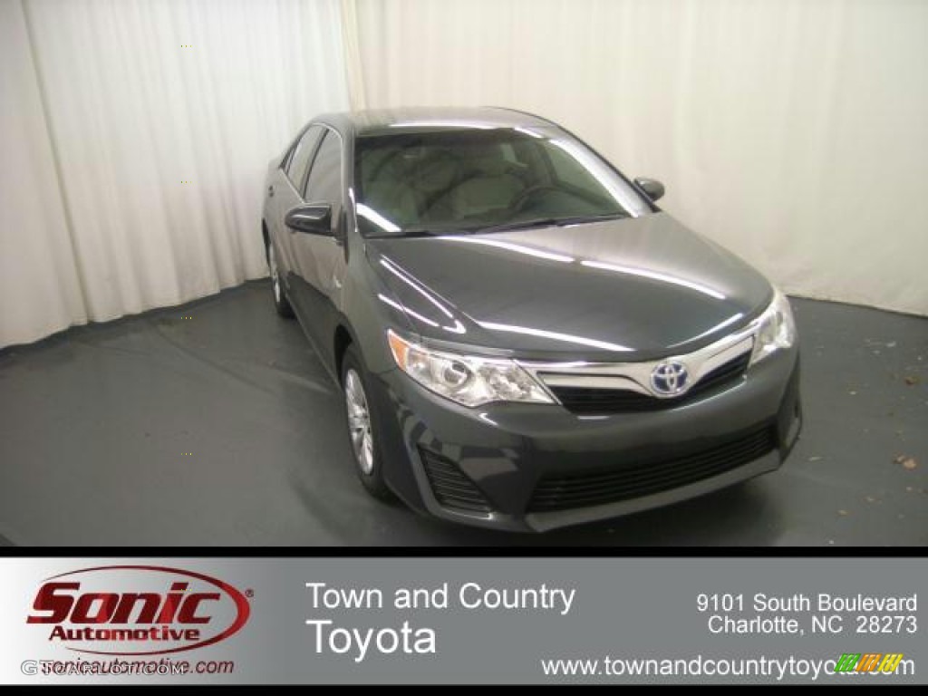 2012 Camry Hybrid LE - Magnetic Gray Metallic / Ash photo #1