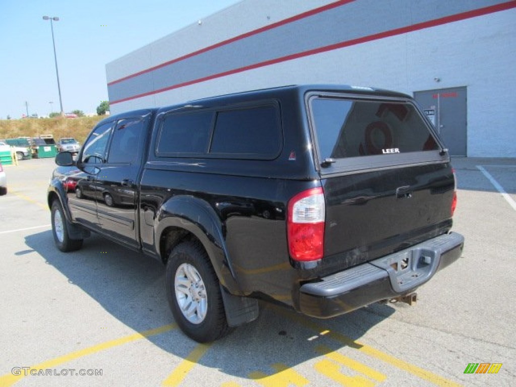 2006 Tundra Limited Double Cab 4x4 - Black / Taupe photo #5