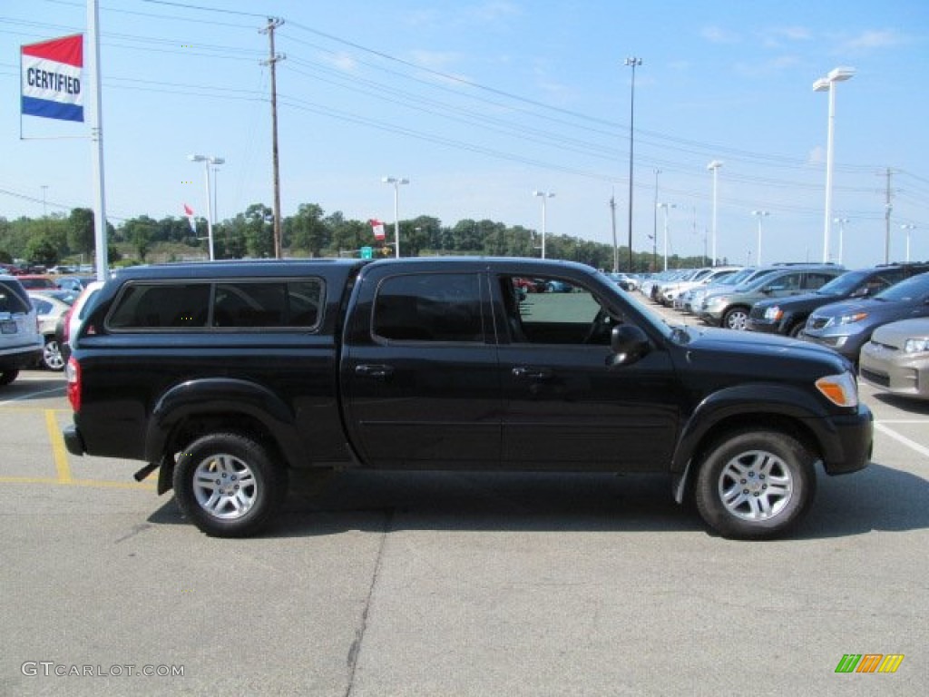 2006 Tundra Limited Double Cab 4x4 - Black / Taupe photo #8