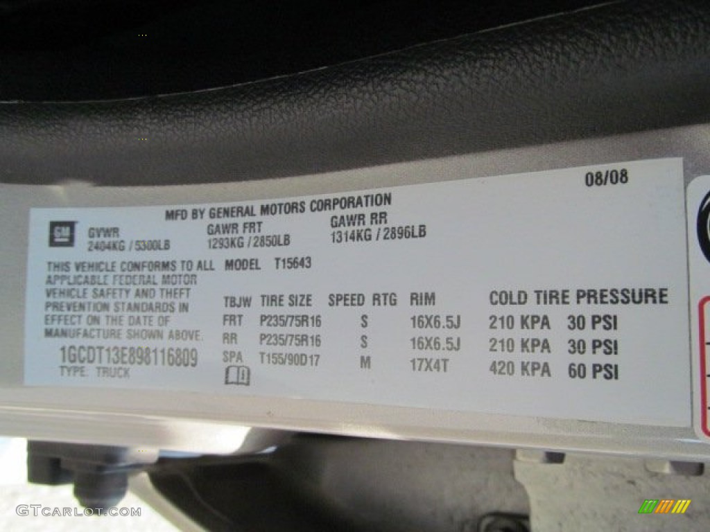 2009 Colorado LT Crew Cab 4x4 - Silver Birch Metallic / Ebony photo #19