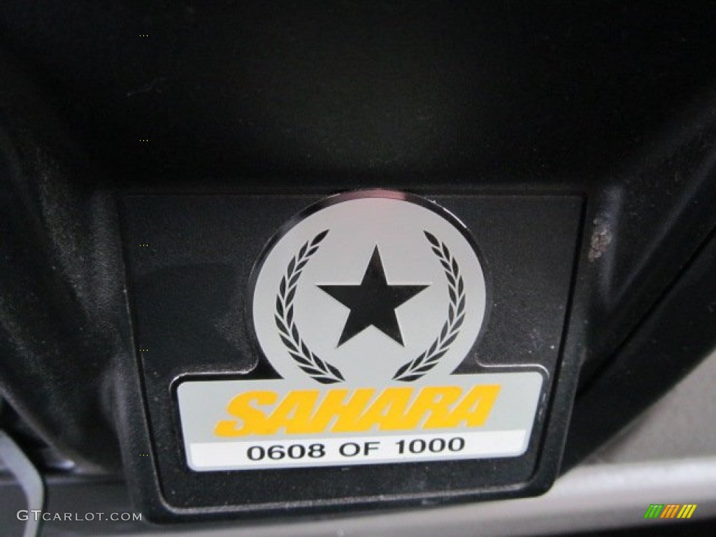 2005 Jeep Wrangler Unlimited Rubicon Sahara 4x4 Marks and Logos Photo #67857547