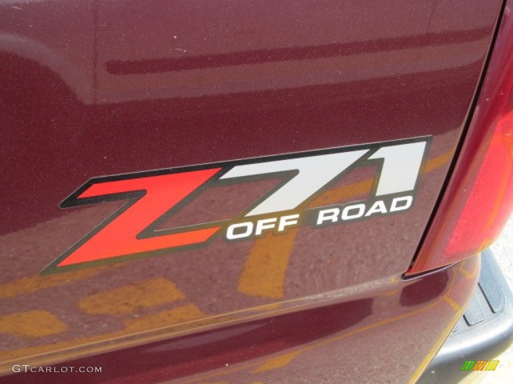 2003 Silverado 1500 Z71 Extended Cab 4x4 - Dark Carmine Red Metallic / Dark Charcoal photo #3