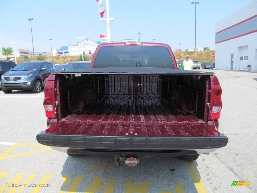 2003 Silverado 1500 Z71 Extended Cab 4x4 - Dark Carmine Red Metallic / Dark Charcoal photo #7
